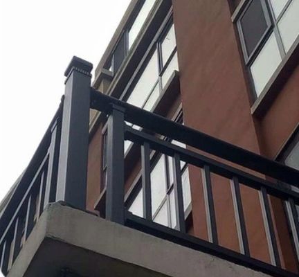 오피스 빌딩 발코니 레일링용 알루미늄 레일링