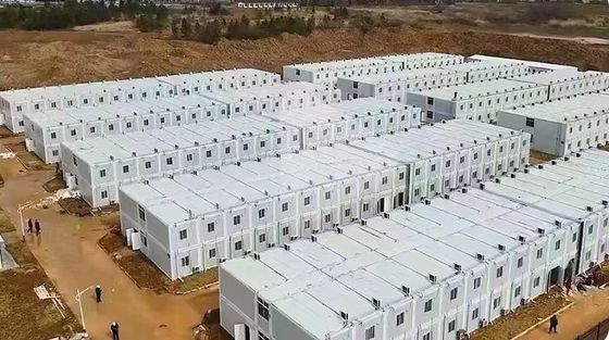 농장 20ft 하우스 컨테이너 전공 접는 컨테이너 하우스 옵션 바닥 직접