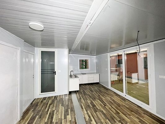 확장 가능한 접는 컨테이너 20ft/40ft 2 침실 전공 빌라