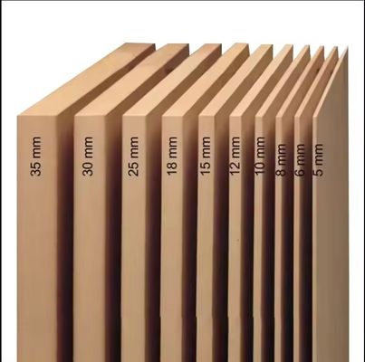 포름알데히드 배출 기준 E1 흰색 가루 된 멜라민 면화 목재 MDF 판
