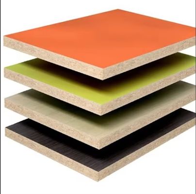 1220x2440mm 아파트 가구용 흰색 가루 비금속 멜라민 MDF 접착판