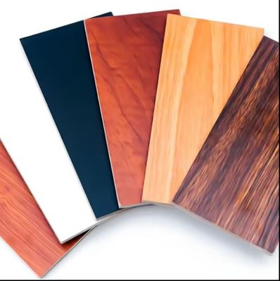 1220x2440mm 아파트 가구용 흰색 가루 비금속 멜라민 MDF 접착판