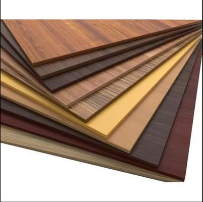 1220x2440mm 아파트 가구용 흰색 가루 비금속 멜라민 MDF 접착판