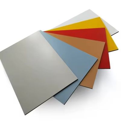 방화성 알루미늄 합금 복합판 3mm 4mm 5mm 외부 사용 된 PE/PVDF ACP 장
